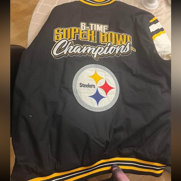 Pittsburg Steelers Vintage Varsity Jacket - Picture 8 of 10